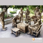 長(cháng)大雕塑 民俗風(fēng)情玻璃鋼雕塑
